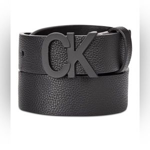 Calvin Klein big boys pebble leather belt